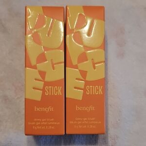 Benefit Dewy Gel Blush Sticks in Orange and Yellow